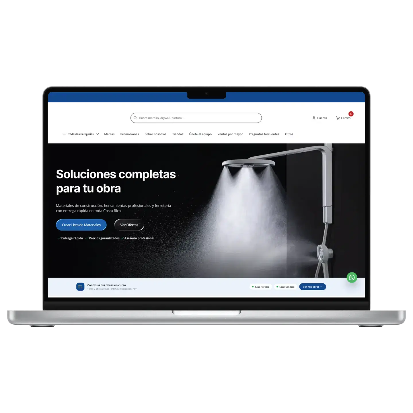 MacBook con el panel de SmartFleet