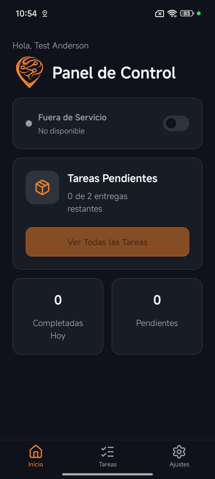 Conductor fuera de servicio